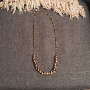 JCREW bauble/statement necklace -iridescent
